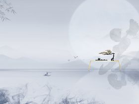 新中式展板模板素材