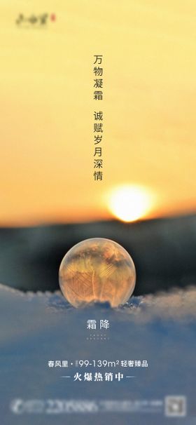 霜降海报