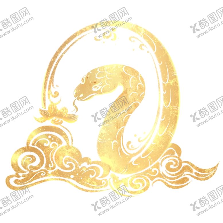 编号：72595401260412512975【酷图网】源文件下载-2025年金蛇