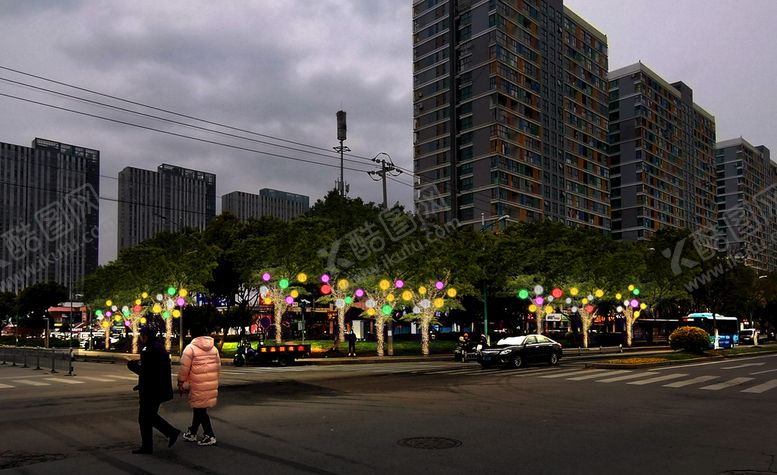 编号：76985009201200011745【酷图网】源文件下载-城市路口夜景改造效果图 psd