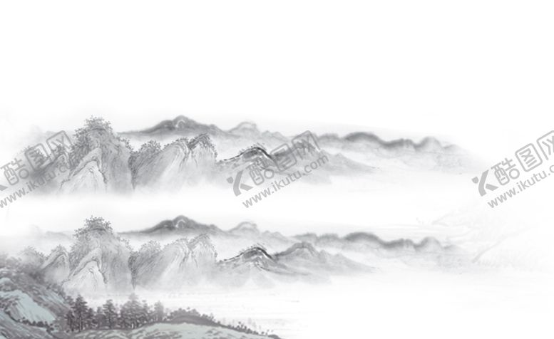 编号：89069701141358293896【酷图网】源文件下载-水墨山水素材图片