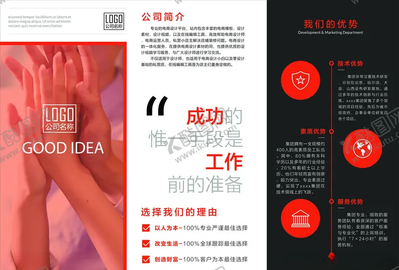 编号：75671003310841105151【酷图网】源文件下载-三折页模板