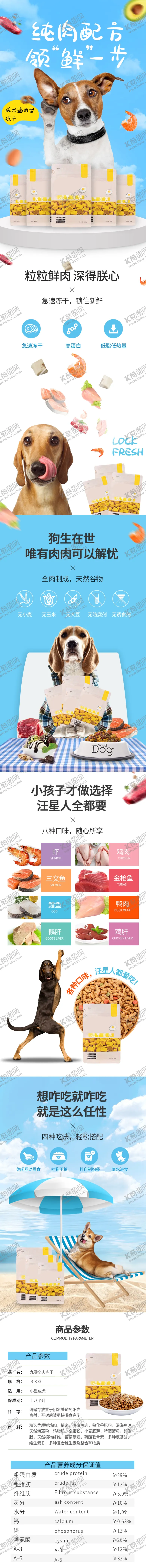 编号：87609907081744181491【酷图网】源文件下载-时尚可爱宠物食品零食通用详情页