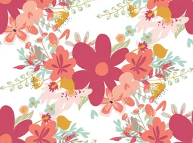 手绘花卉
