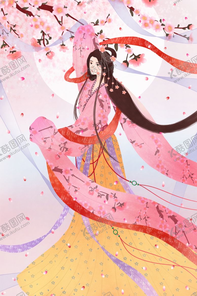 编号：10805204240347073961【酷图网】源文件下载-古风美女