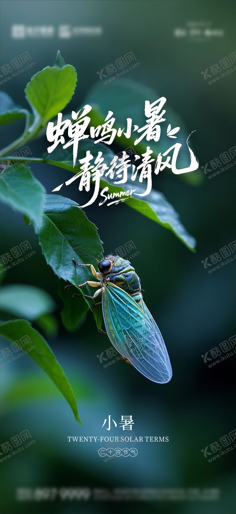 编号：71612907032308322151【酷图网】源文件下载-小暑海报