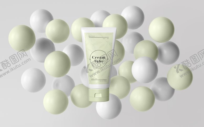 编号：95277609102343479743【酷图网】源文件下载-化妆品展示效果图样机