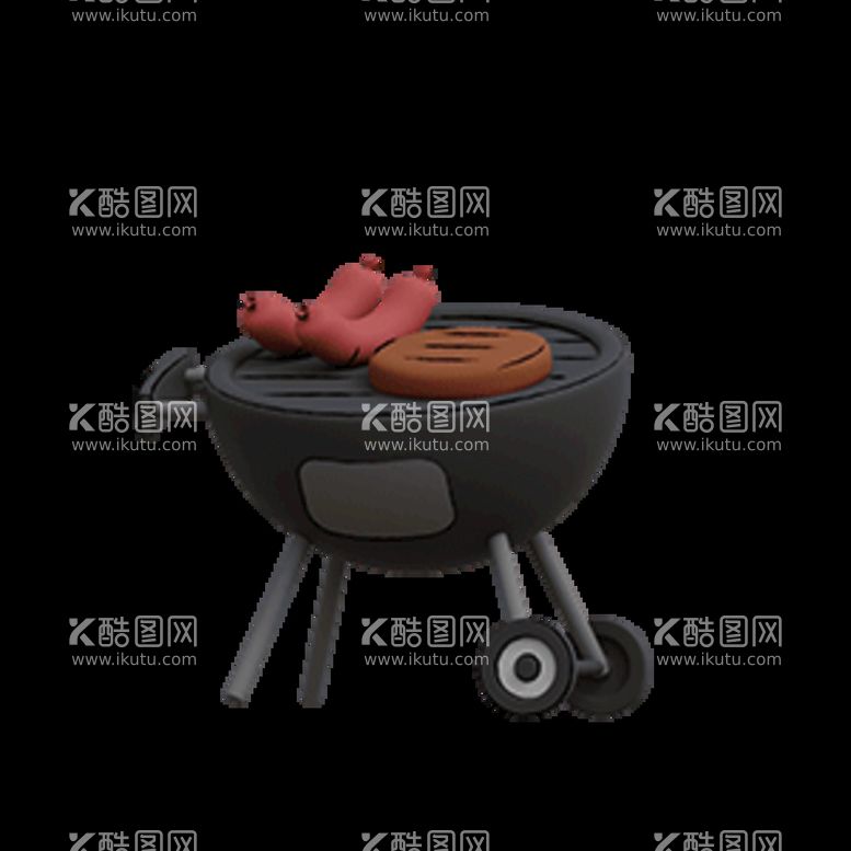 编号：50979711190155464685【酷图网】源文件下载-BBQ 烧烤3d卡通可爱旅行