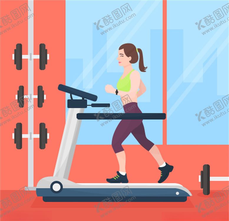 编号：60920107010756442853【酷图网】源文件下载-健身图标人物