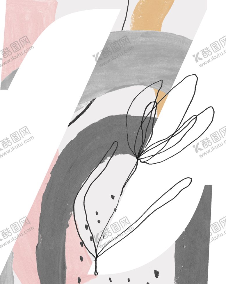 编号：81541505071300598701【酷图网】源文件下载-花纹字母