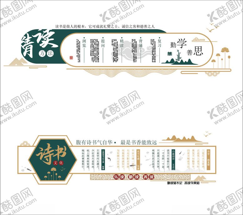 编号：46590002212016262753【酷图网】源文件下载-阅读文化墙