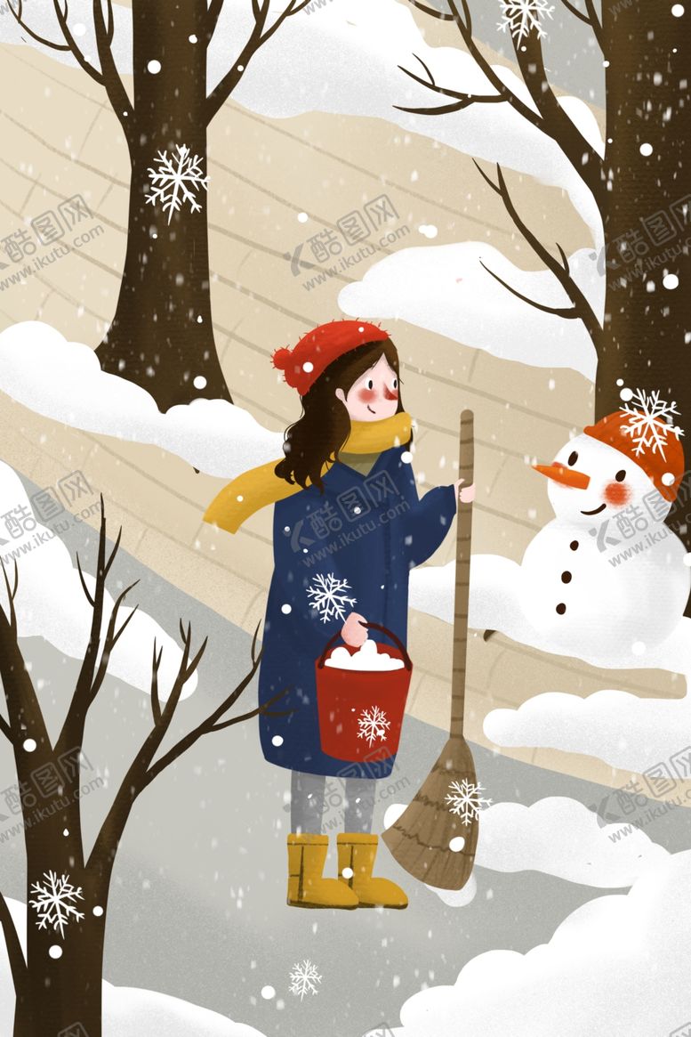 编号：52408110110640572741【酷图网】源文件下载-小雪插画