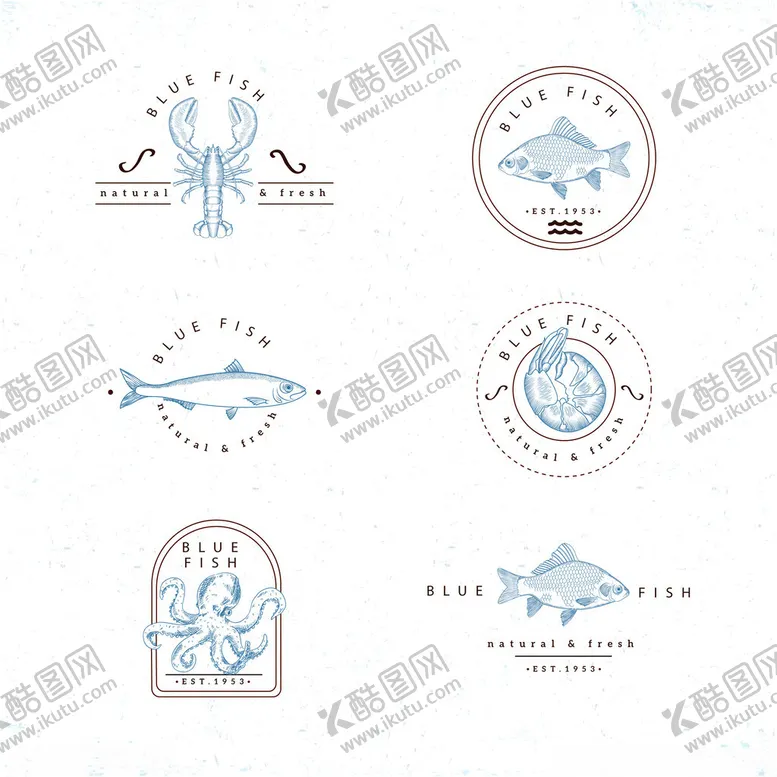 编号：24364102151226104223【酷图网】源文件下载-海鲜logo