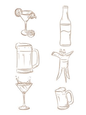 酒杯素材
