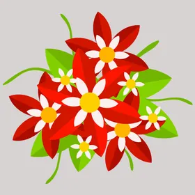 植物手绘藤蔓质感纹理素描花
