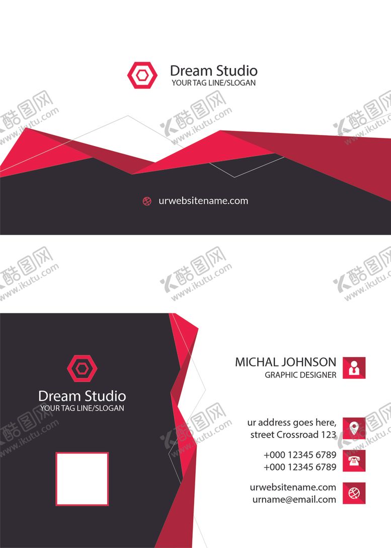 编号：18378809281718195093【酷图网】源文件下载-矢量名片模板