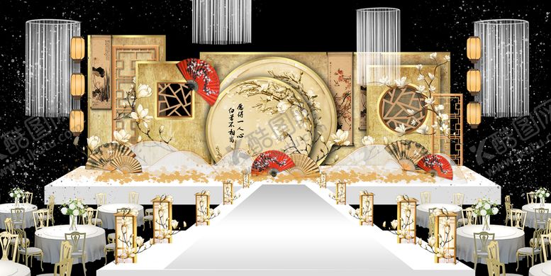 编号：67310909171423090893【酷图网】源文件下载-中式婚礼效果图