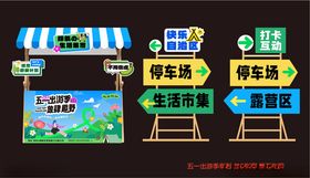 五一出游计划美陈