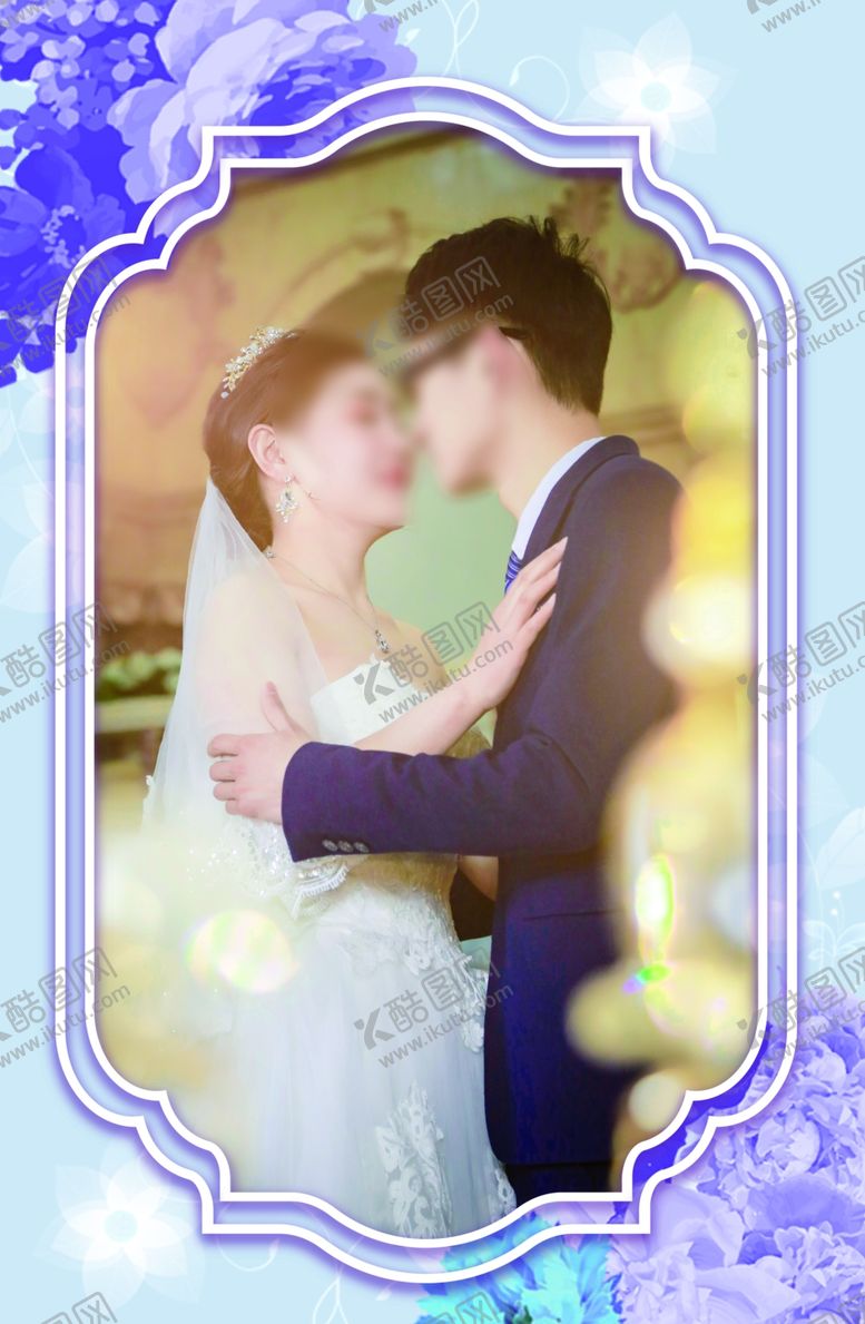 编号：95040305181535146464【酷图网】源文件下载-紫色花朵婚礼背景