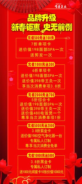 新春喜乐惠展架