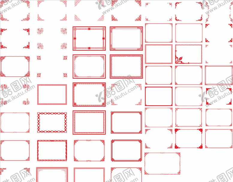 编号：44513105030439296454【酷图网】源文件下载-花边