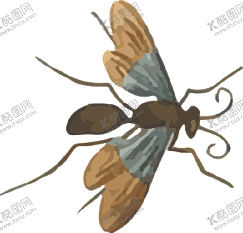 编号：34024709192146276287【酷图网】源文件下载-飞蚁昆虫插画