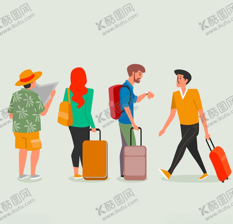 编号：27415605140113595023【酷图网】源文件下载-旅客游客