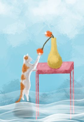 猫插画