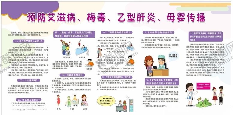 编号：11176109201316481105【酷图网】源文件下载-母婴阻断宣传栏