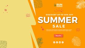 夏日促销PSD模板