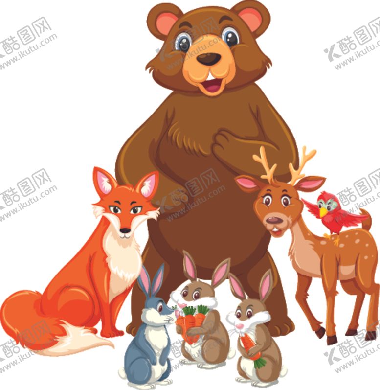 编号：46628109200908202362【酷图网】源文件下载-矢量动物素材