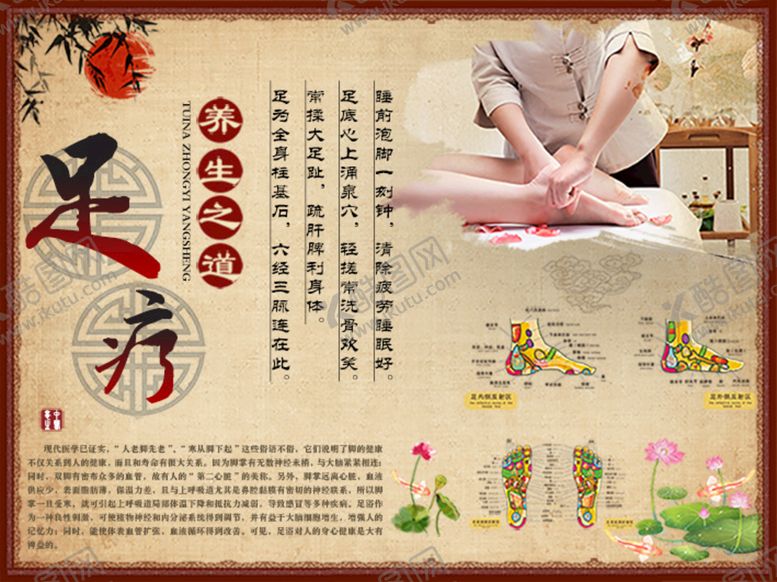 编号：01485909141451343278【酷图网】源文件下载-足疗养生背景墙