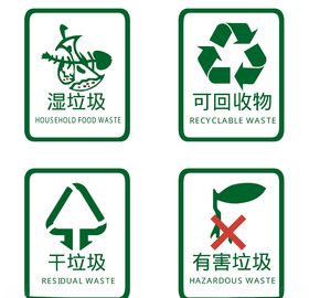 垃圾分类图标
