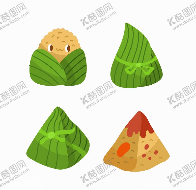 编号：32303004280009028349【酷图网】源文件下载-卡通粽子