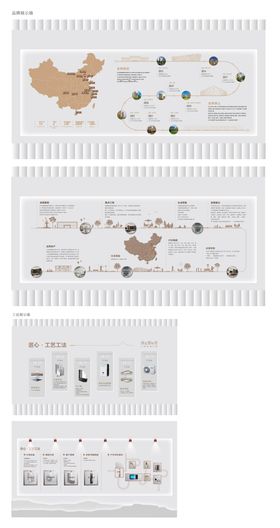 工艺工法展示墙售楼处品牌活动背景板