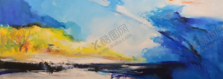 编号：75341003161207381548【酷图网】源文件下载-抽象晕染装饰画