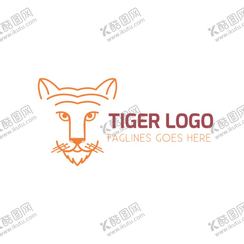 编号：73306910020000111176【酷图网】源文件下载-老虎图标