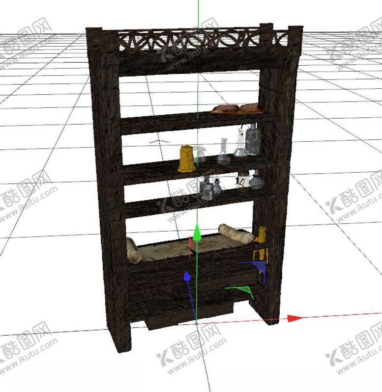 编号：88651702130050416676【酷图网】源文件下载-C4D模型架子