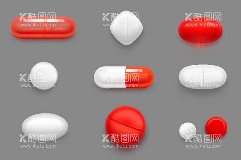 编号：83739212021044056316【酷图网】源文件下载-胶囊药片卡通插画