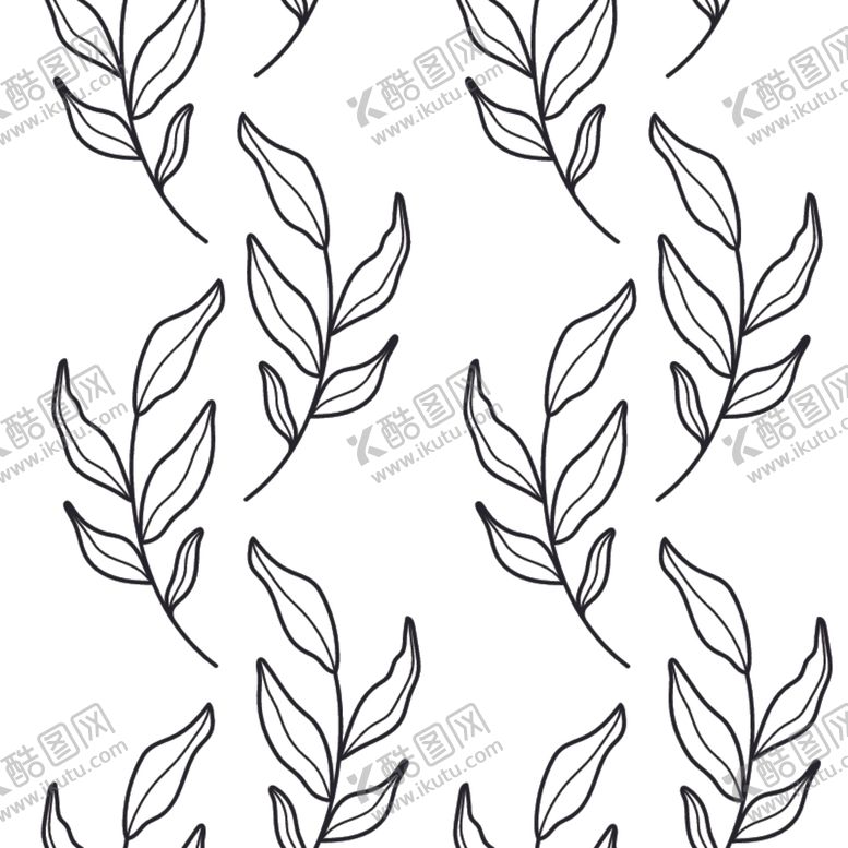 编号：69076209271952201431【酷图网】源文件下载-黑白无缝背景