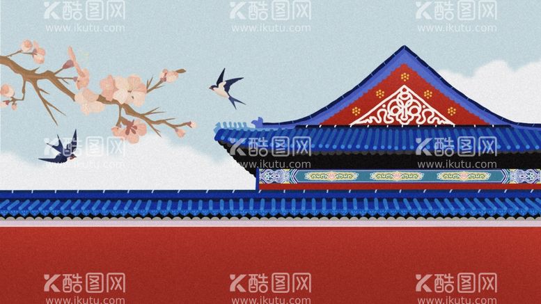 编号：37551203181641525140【酷图网】源文件下载-古典插画建筑