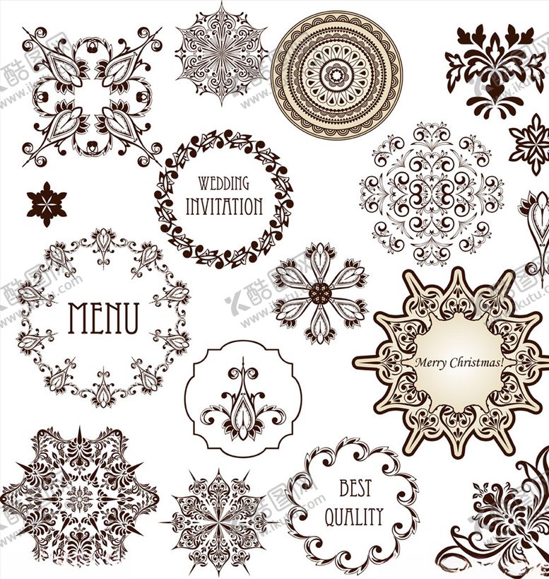 编号：66200909230239171603【酷图网】源文件下载-矢量图案花纹