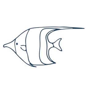 手绘海洋生物