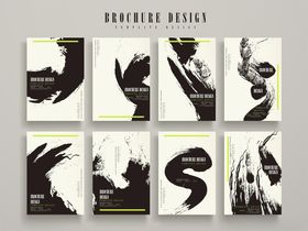 创意字母封面设计模板