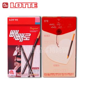lotte乐天派乐红巧克力棒
