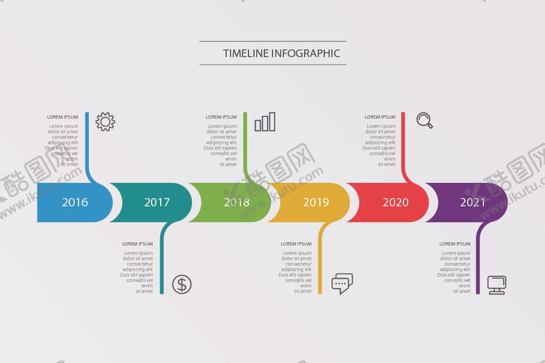 编号：95688209272222463822【酷图网】源文件下载-彩色简约大气PPT数据图表模板