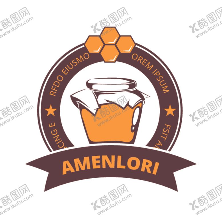 编号：84873009231103438776【酷图网】源文件下载-蜂蜜卡片标志