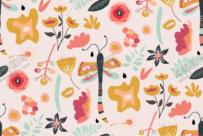 编号：89150011010904536507【酷图网】源文件下载-花纹背景