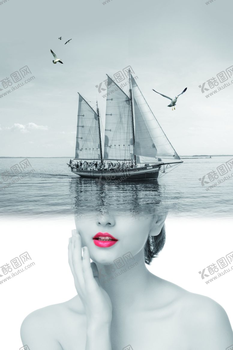 编号：38599810250729107693【酷图网】源文件下载-美女装饰画