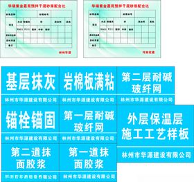 砂浆配合比展板设计